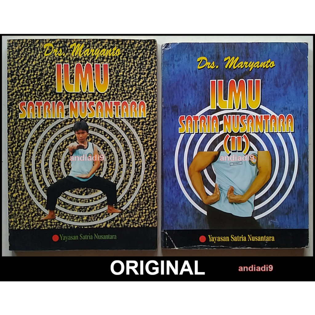 BUKU TENAGA DALAM ILMU SATRIA NUSANTARA 1 – 2 MARYANTO ORIGINAL ASLI