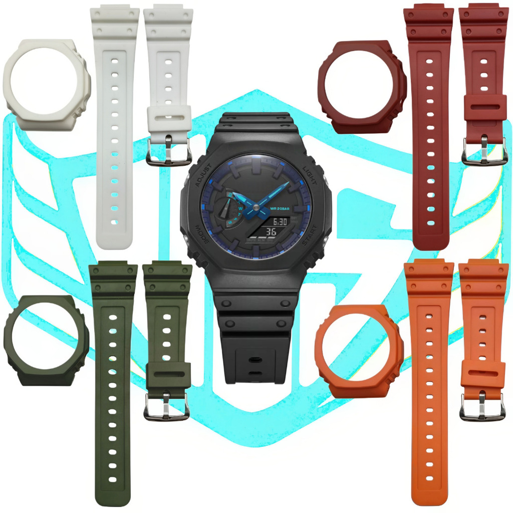 Bazel Bezel Jam Tangan Rubber Case G-SHOCK GA-2100 GA2100 BZ 8070