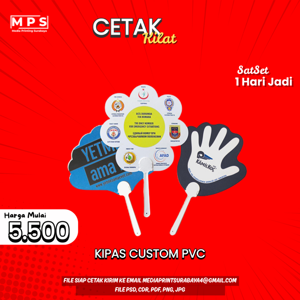 KIPAS CUSTOM PVC I KIPAS PROMOSI