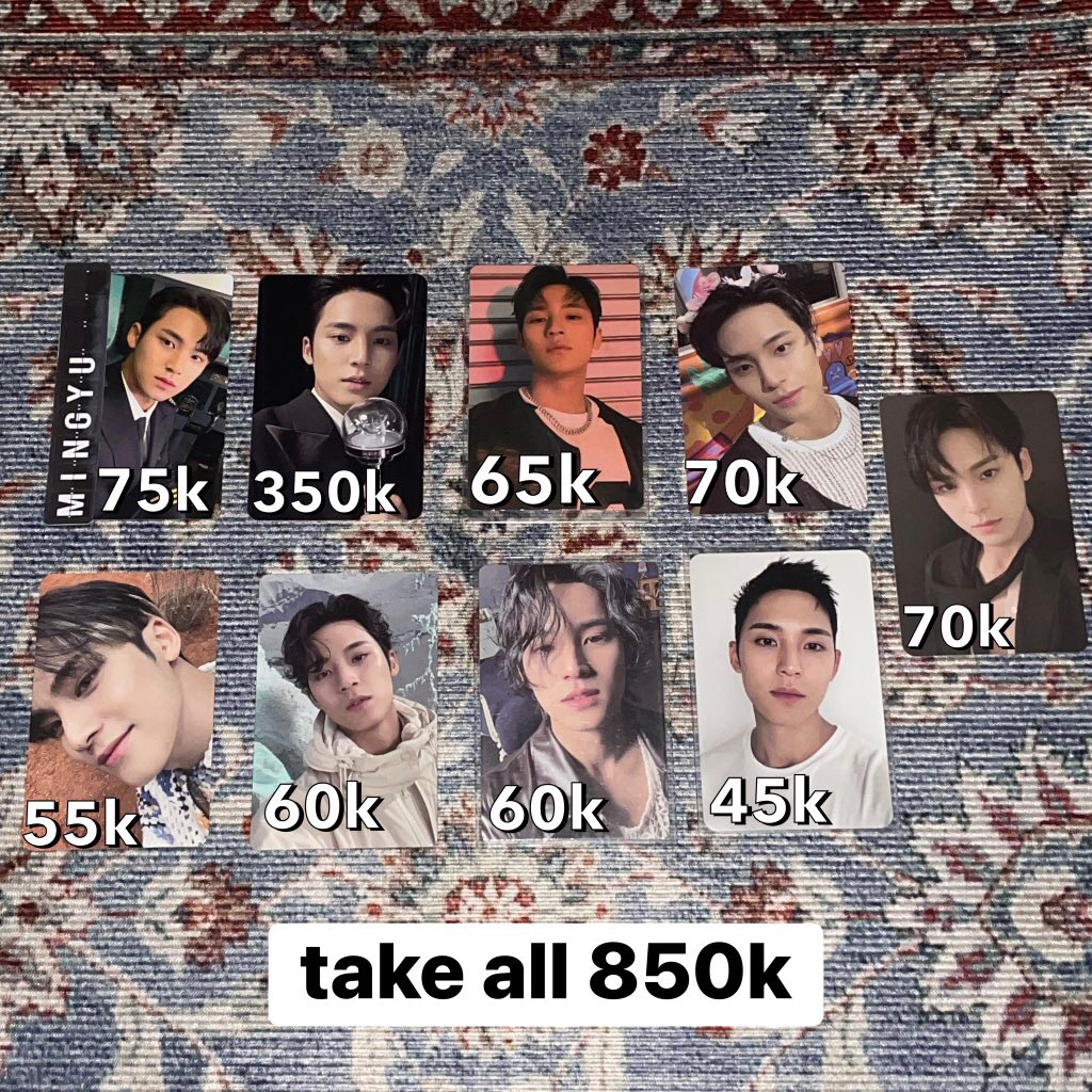 Photocard Mingyu Seventeen Pilot Caratzone Yourchoice