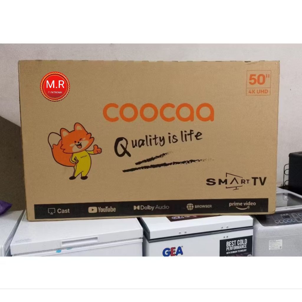 SMART TV 50 INC COOCAA 50S3U UHD 4K GARANSI RESMI 3 TAHUN