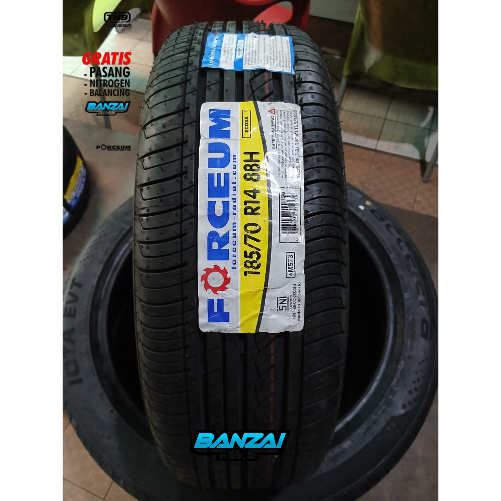 Ban Forceum Ecosa 185/70 Ring 14 Profil Standar Ban Avanza Xenia