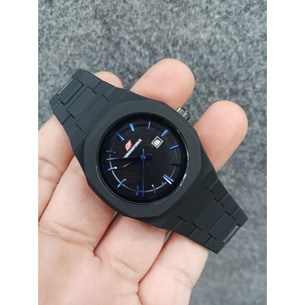 Chronoforce CF 5359L-1BDBIBL#CF 5359L-1BDBIBL#Chronoforce CF 5359L#Jam tangan unisex Chronoforce CF 