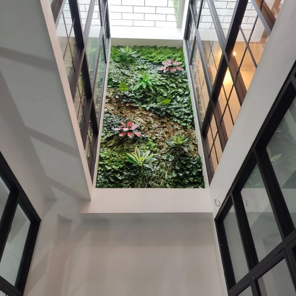 Taman Vertical Garden Sintetis Pembuatan Vertical Garden Sintetis Taman Vertikal Garden Sintetis Dau