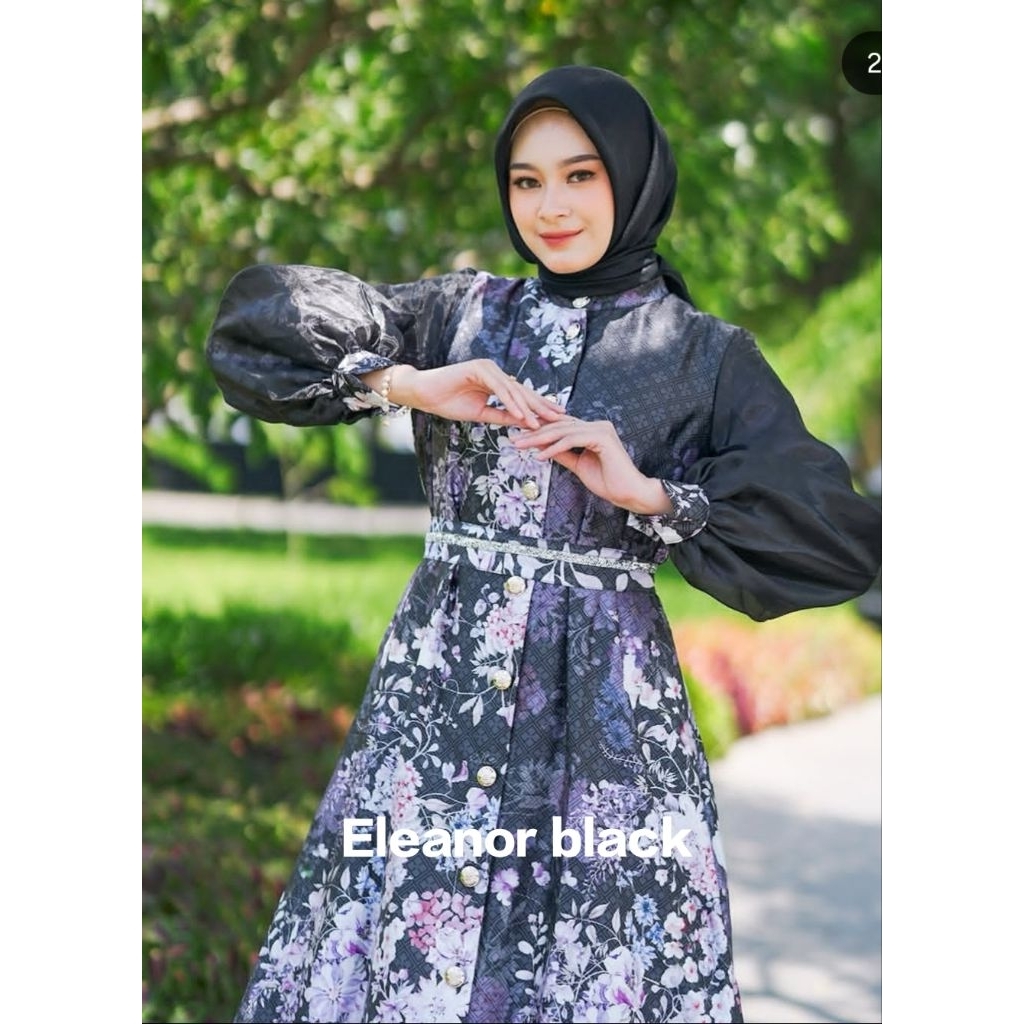 gamis satin mewah