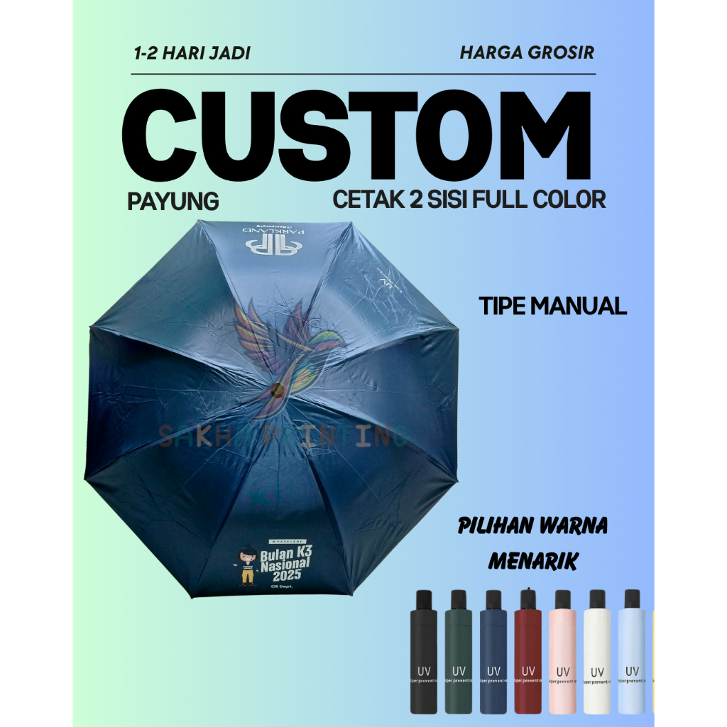 Payung Custom/Payung Lipat Custom/Payung Lipat Manual/Payung Lipat Manual Custom/Payung Lipat Manual