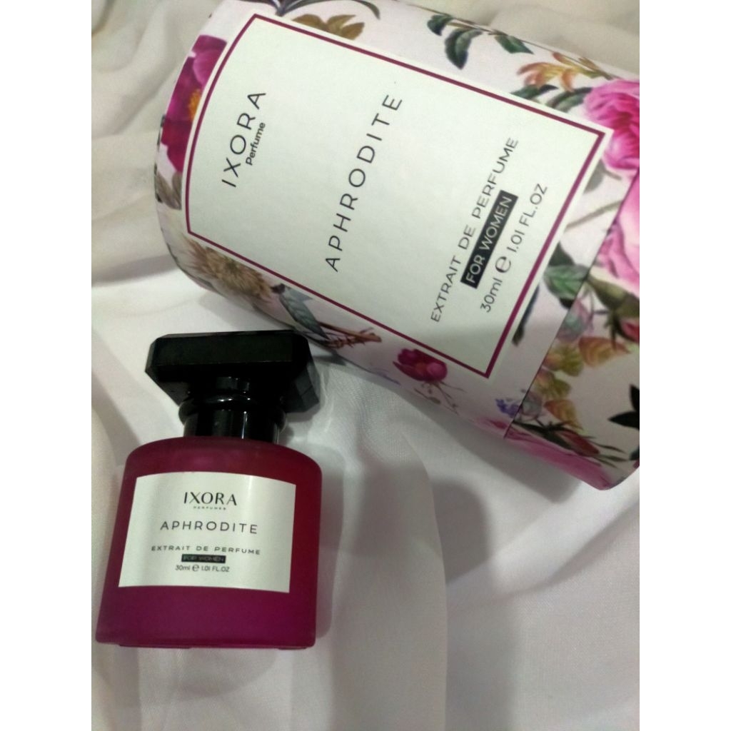 Ixoralady luxury perfume "Aphrodite" dengan keharuman yg elegan bunga yg mewah..