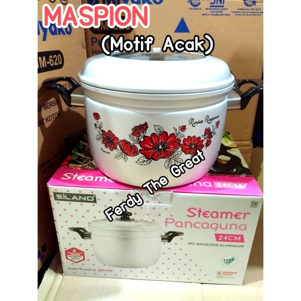 Panci pancaguna 24cm tutup kaca / panci serbaguna tutup kaca / panci jawa maspion tutup kaca / panci