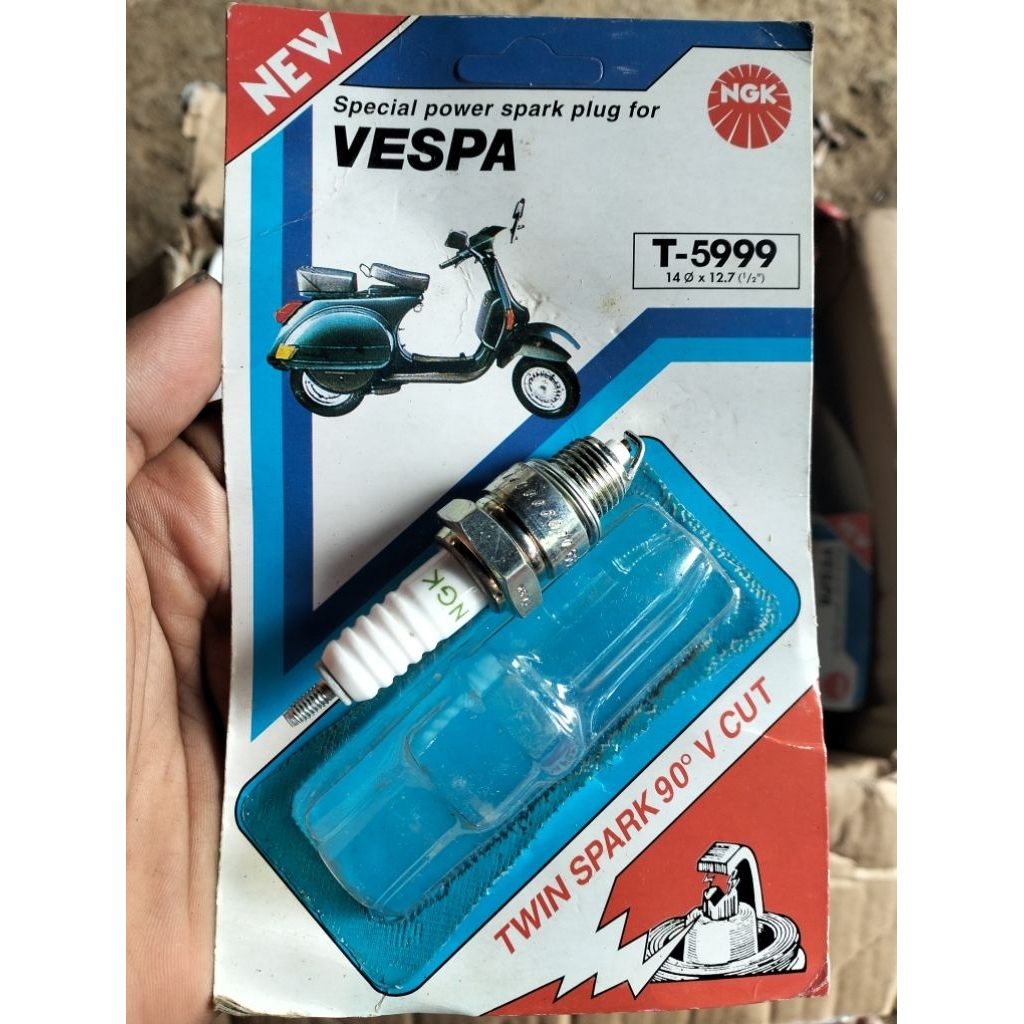 busi vespa asli ngk t-5999