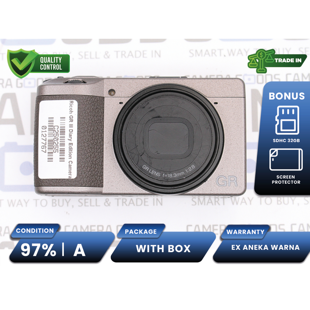 Kamera Ricoh GR III Diary Edition Digital Compact Pocket Camera - Grade A - C250255 Second Bekas