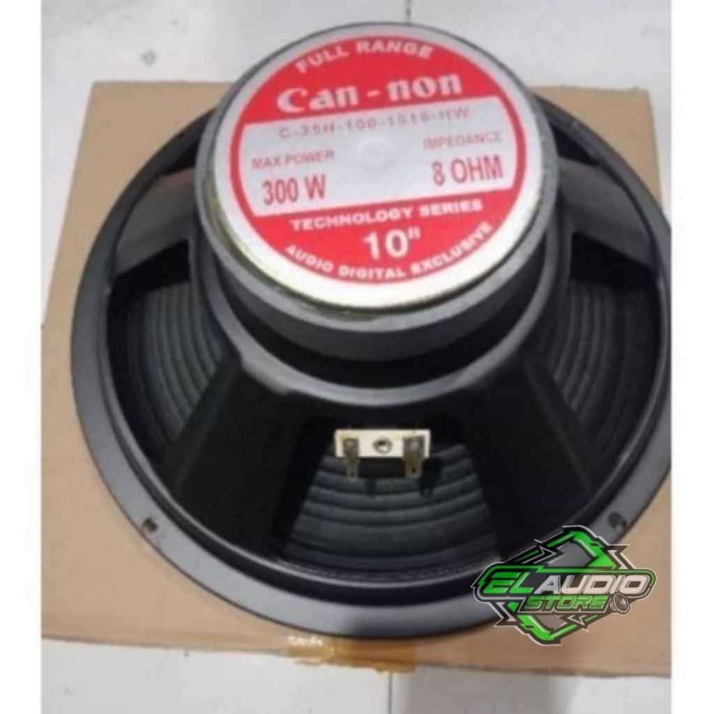 Speaker Cannon 10 inch Spiker Canon 10inch Full Range 300 watt