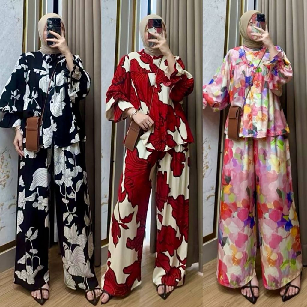 Moana set//Setelan Wanita Kekinian