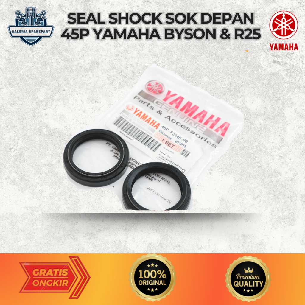 seal shock depan byson - Sil Seal Shock Depan Yamaha Byson FI - 45P-F3145-00