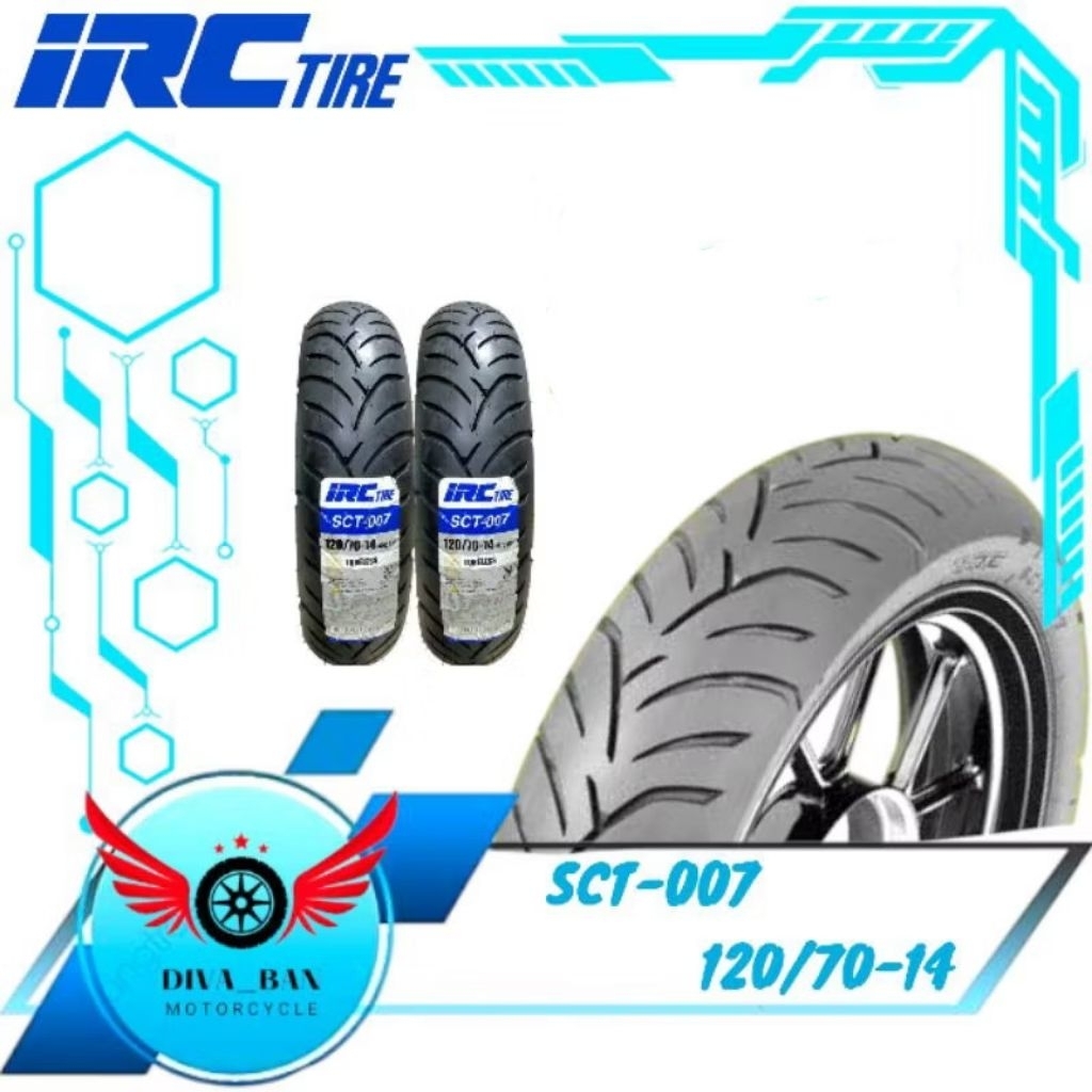 BAN TUBELESS IRC SCT-007 120/70-14