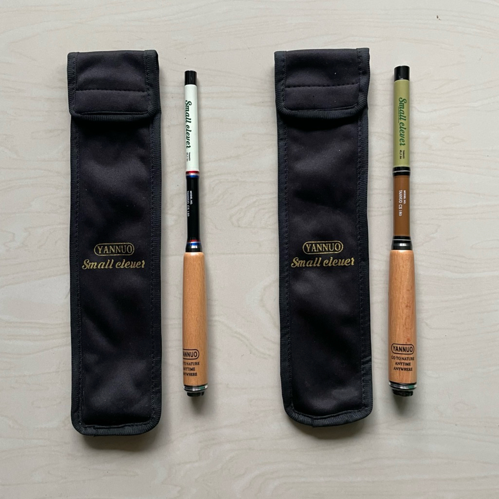 JORAN TEGEK TANAGO SMALL CLEVER YANNUO RUAS PENDEK RUAS TERTUTUP 24 CM BAHAN CARBON UNTUK MIKRO FISH