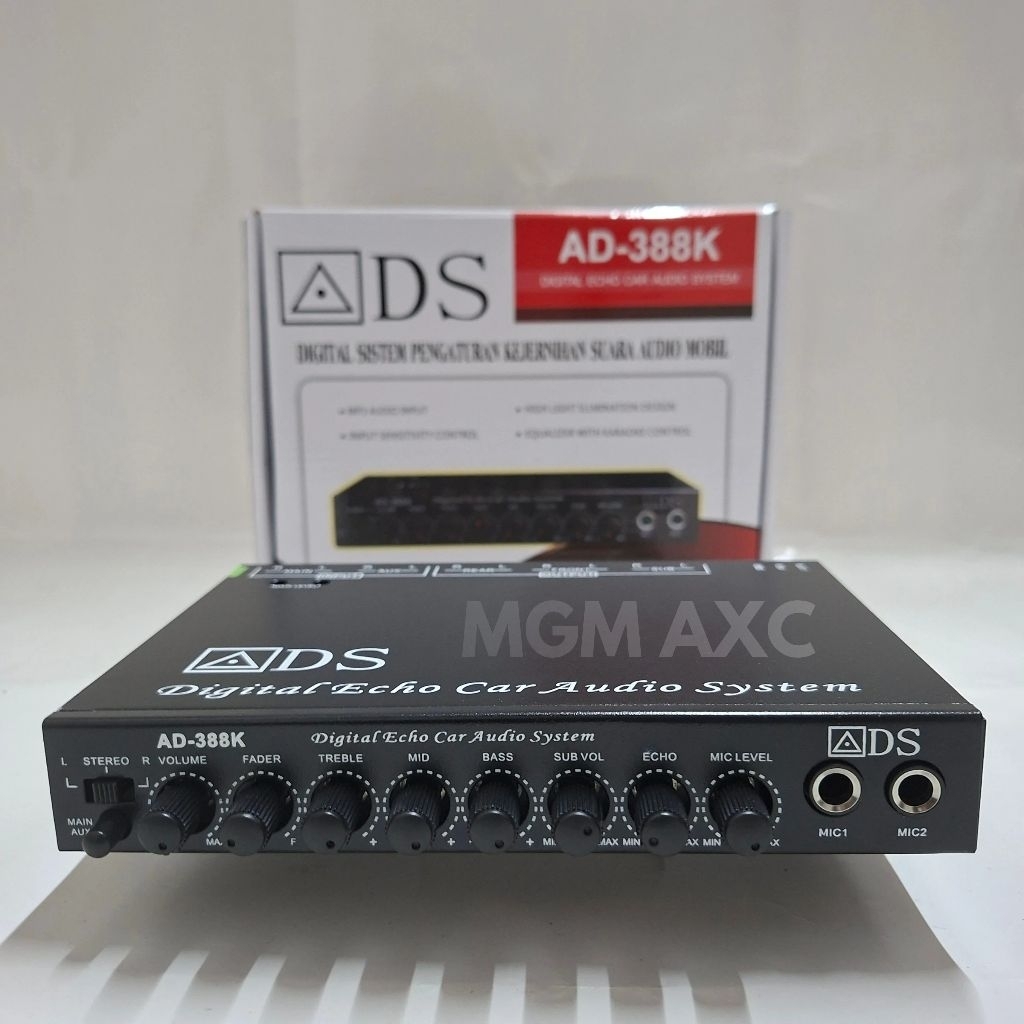 Pream Parametrik ADS Ad 388k karaoke Pream Equalizer Sound System Profesional.
