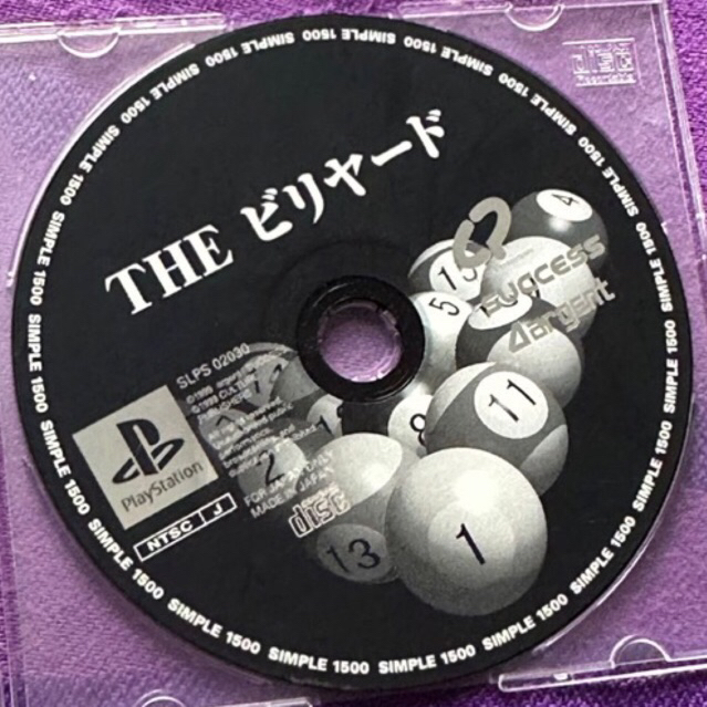 kaset ps1 ori japan billiard