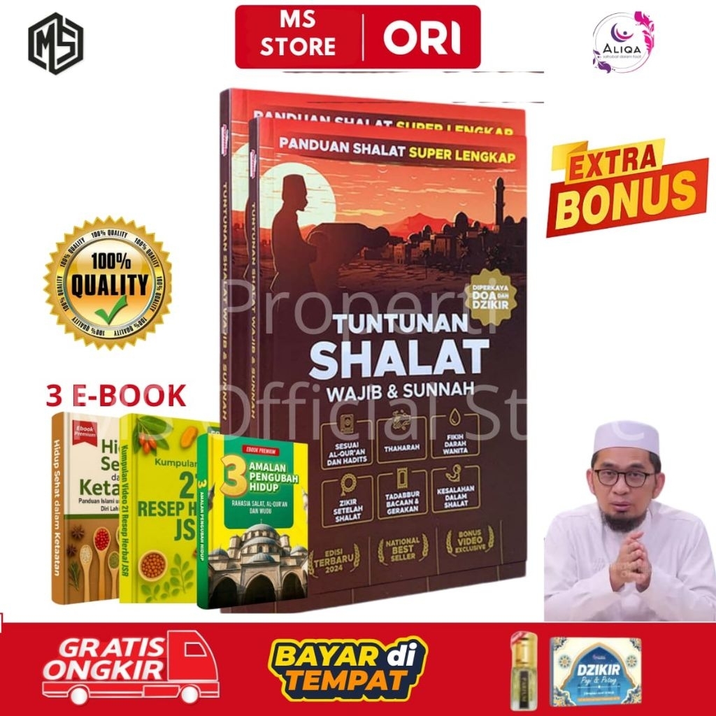 [BUKU ORIGINAL] TUNTUNAN SHOLAT WAJIB SUNNAH LENGKAP USTADZ ADI HIDAYAT