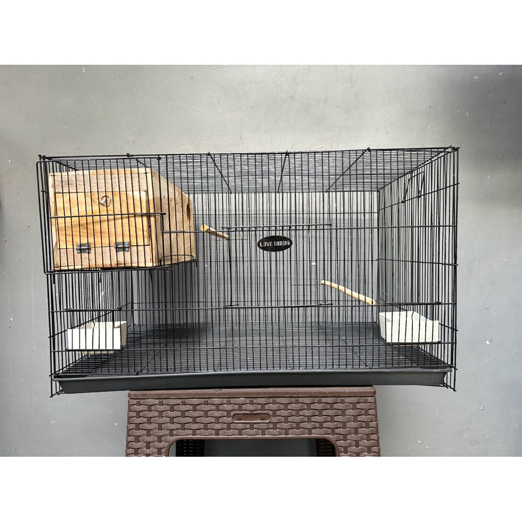 Sangkar ternak lovebird Glodok atas