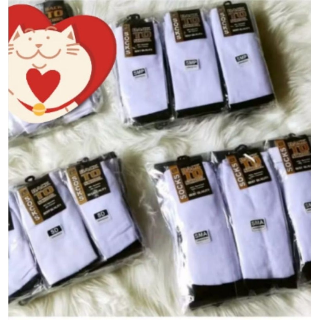 3psg kaus kaki sekolah sd-smp-sma yang bagus untuk anak kesayangan anda