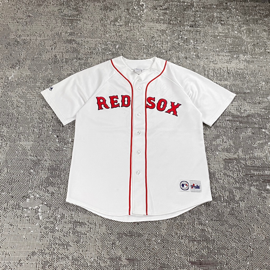JERSEY BASEBALL MAJESTIC MLB RED SOX, size L