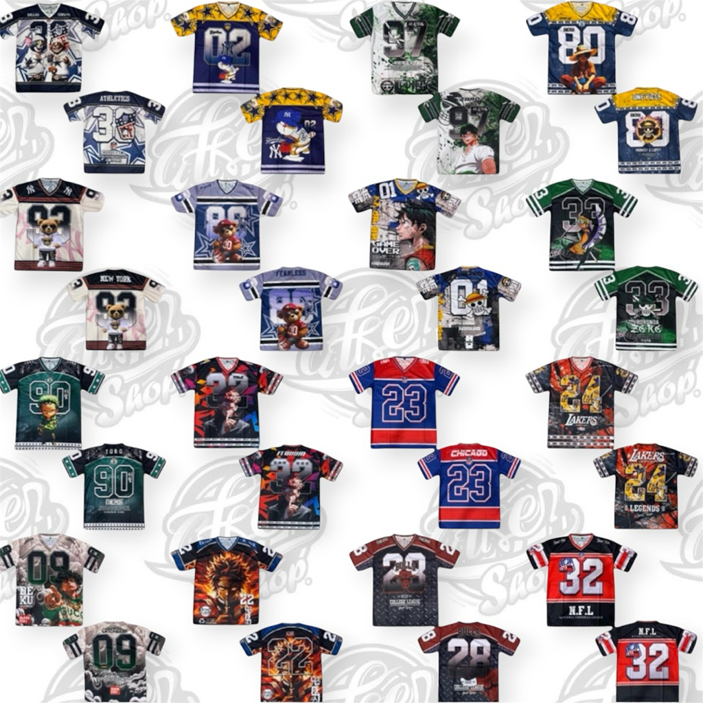 ALKEN SHOP | BAJU JERSEY ATASAN DEWASA BASKET NOMOR ATAU ANGKA ONE PIECE BEAR LENGAN PENDEK PRIA WAN