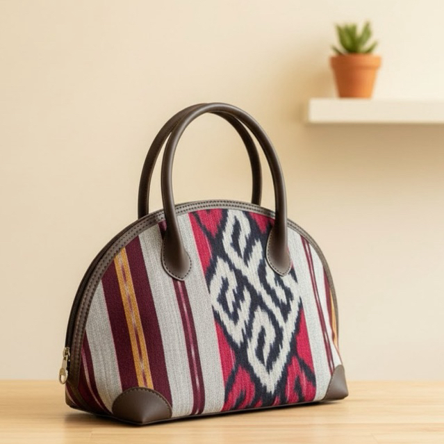 Tas batik model lindy motif tenun wanita
