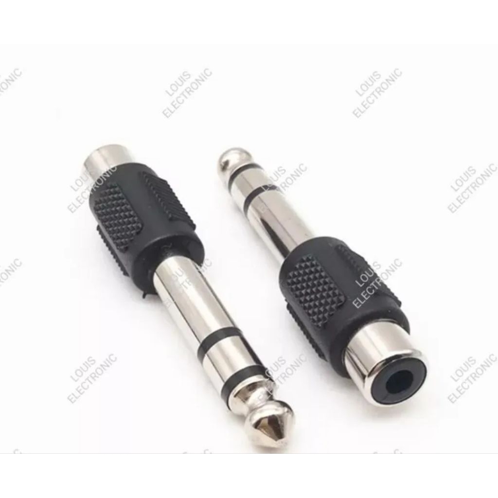 Converter Rca To Akai 6.5 Setreo Sambungan Jack Rca 6.5