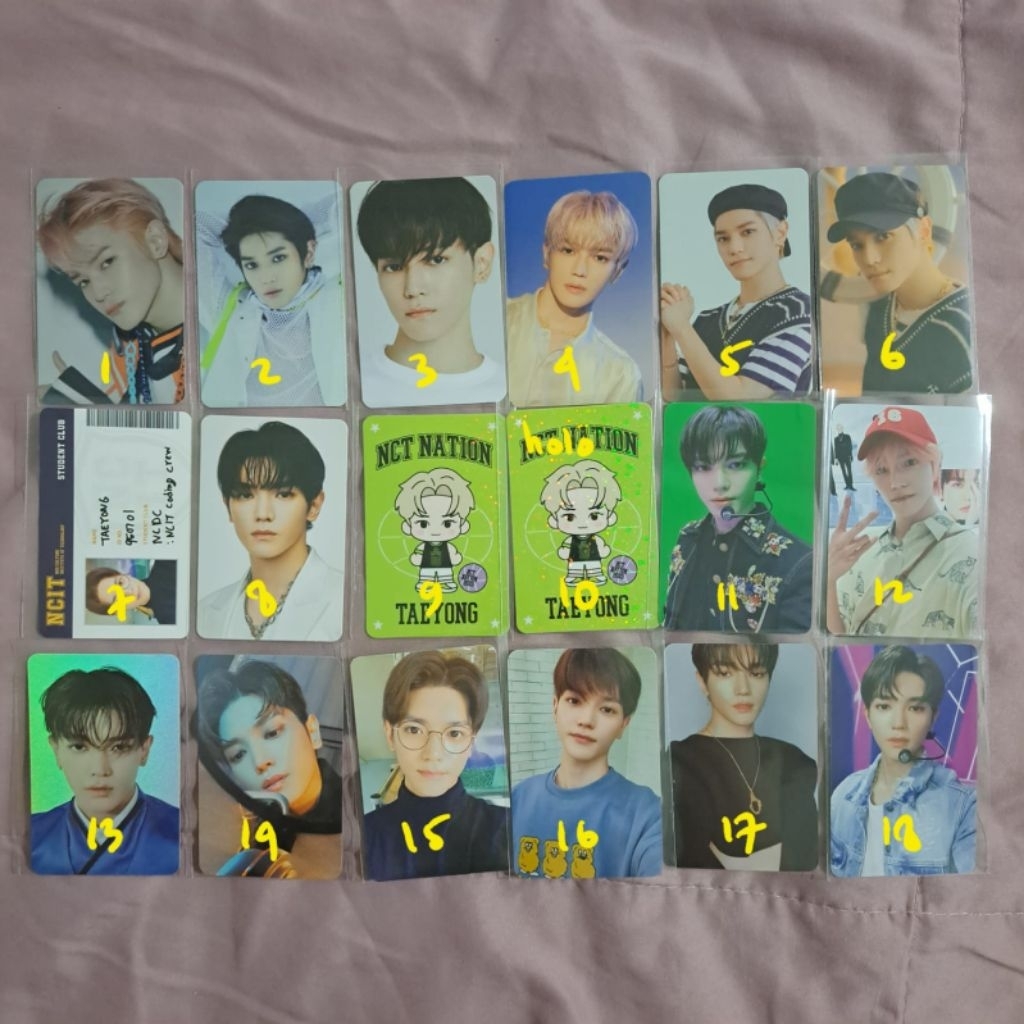 [RAEDY STOCK] PC NCT TAEYONG PHOTOCARD 127 SG22 SEASON GREETINGS 2022 NCIT ID CARD NATION KONSEP CON