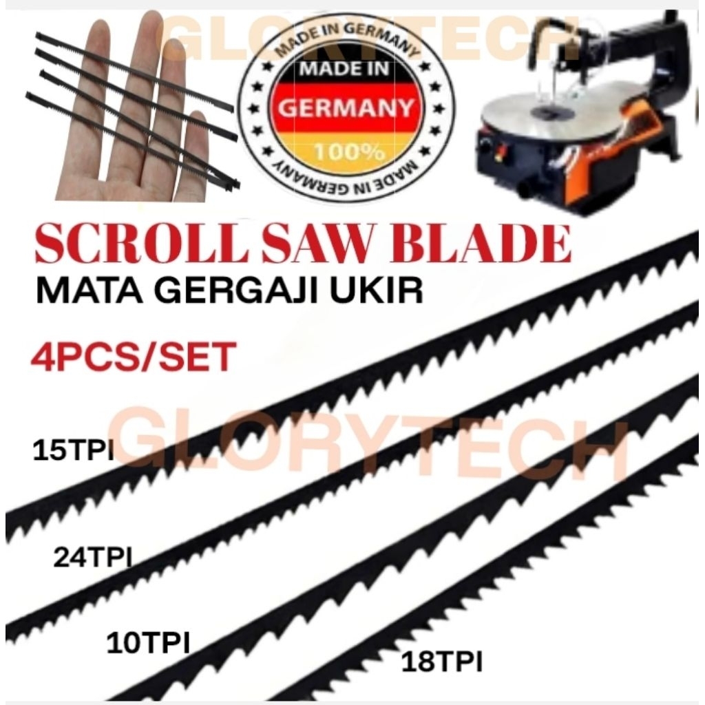 Mata Gergaji Scroll Saw Ukir / Mata Gergaji Ukir