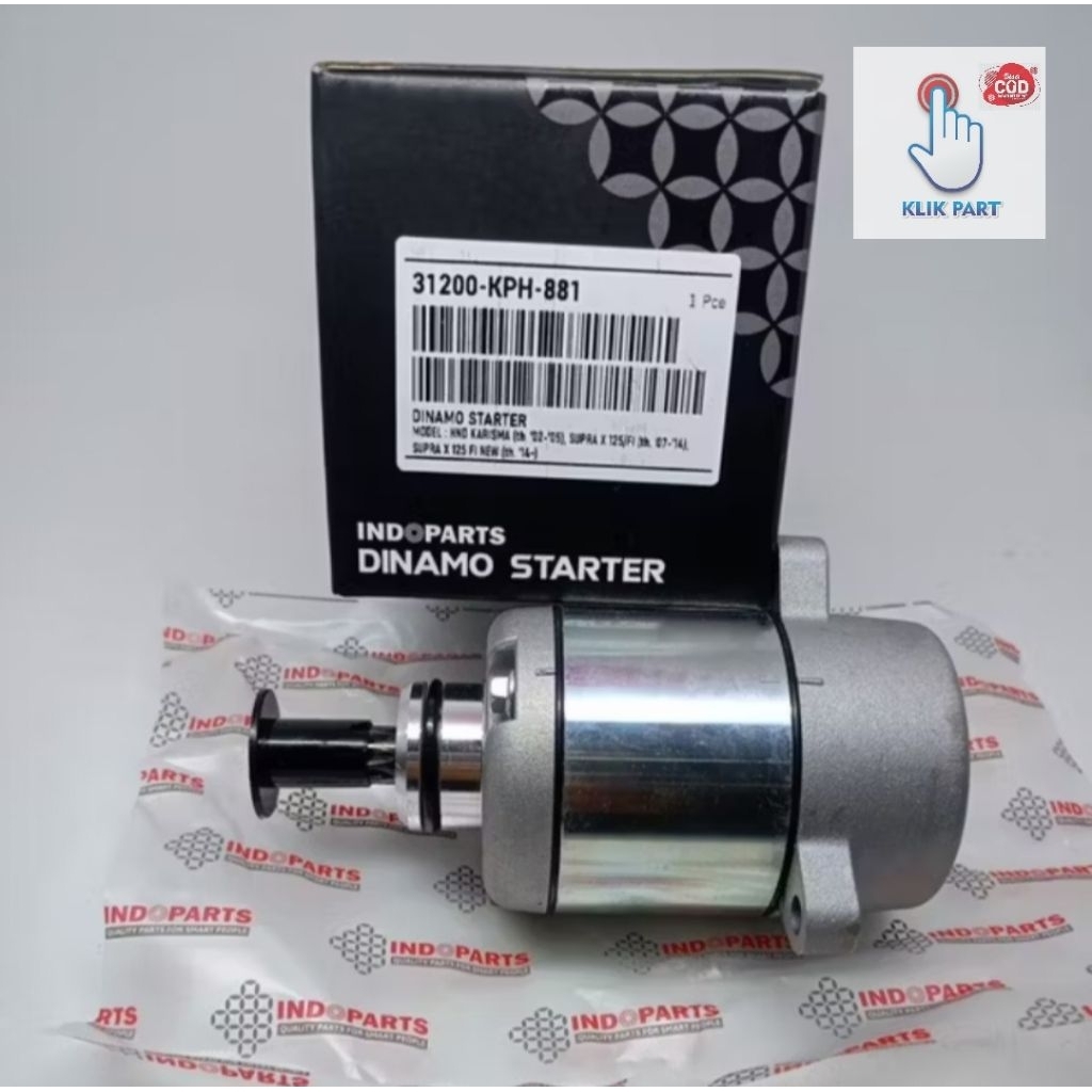 1DP-31200-KPH-881 dinamo stater karisma merk indopart