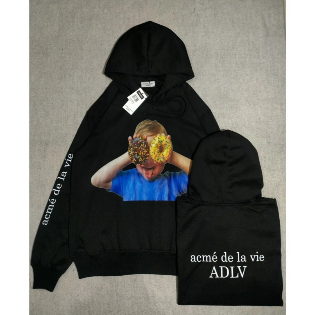 Sweater Hoodie ADLV Premium Fleece Cotton All Size/Pria Wanita Size M-XXL