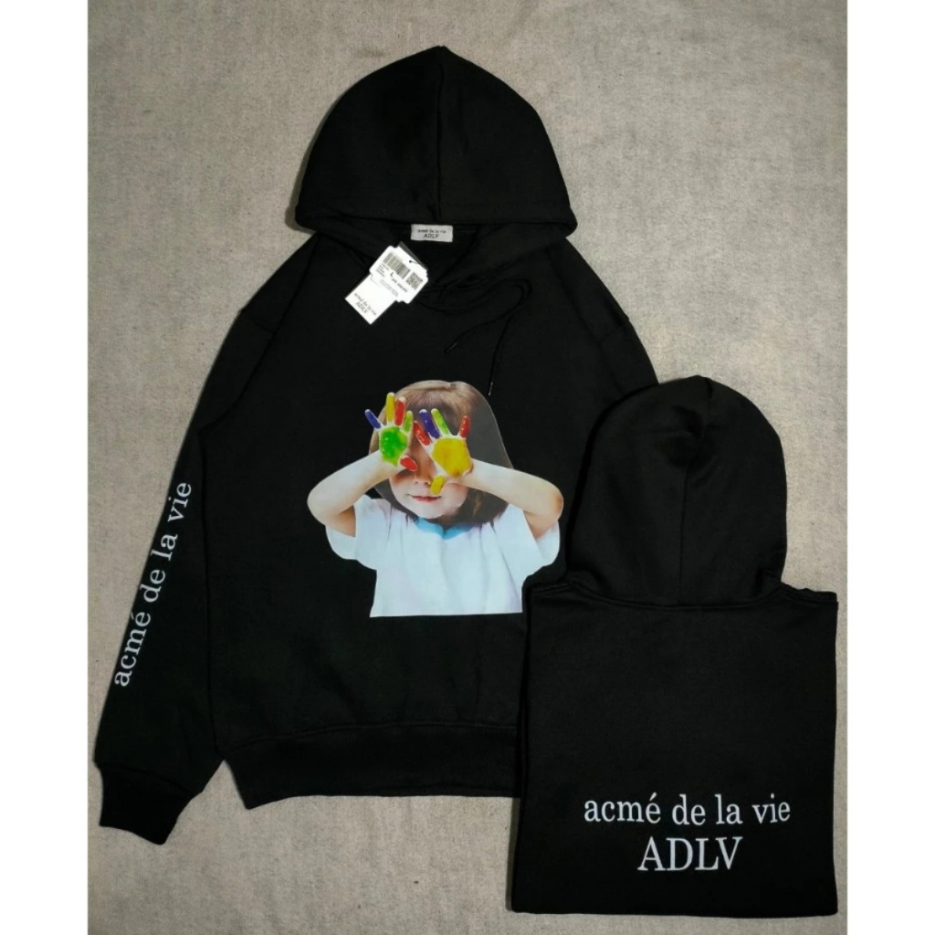 Sweater Hoodie ADLV Premium Fleece Cotton All Size/Pria Wanita Size M-L-XL