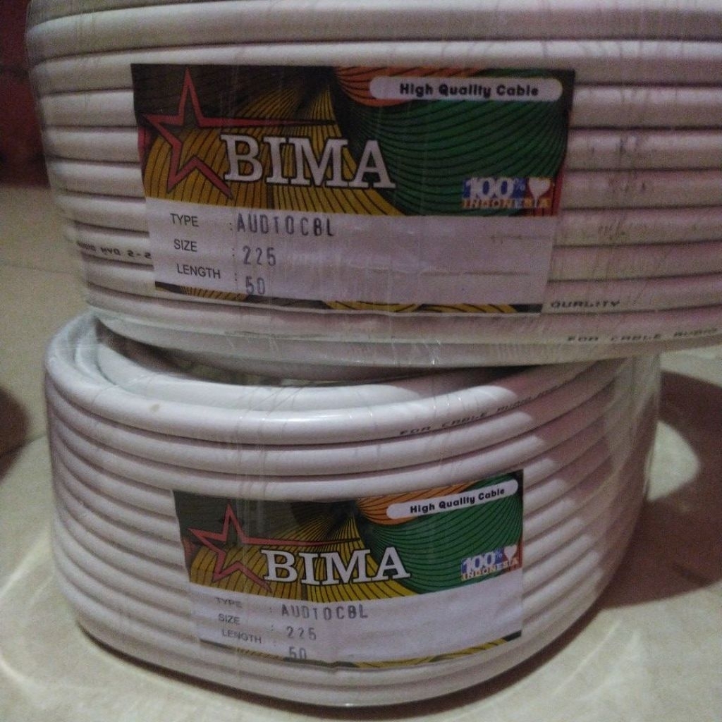 Kabel HYO Serabut Bima 2x2,5  50yard