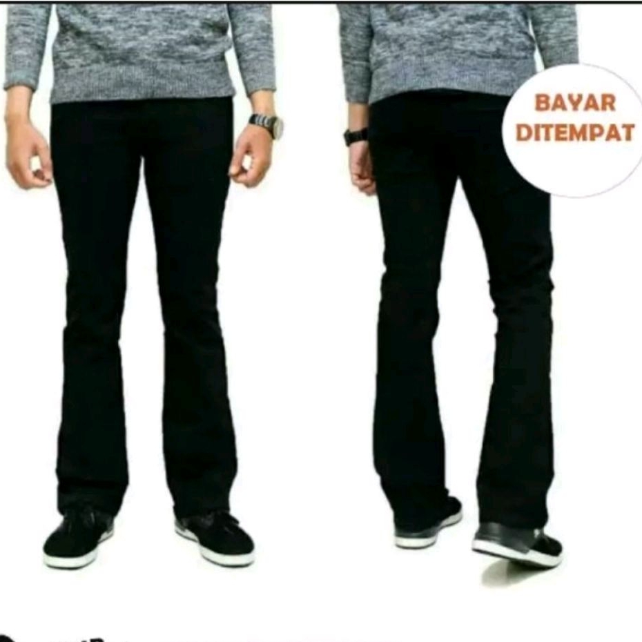 Calana Pria Jean Panjang Cutbray Denim BootCut