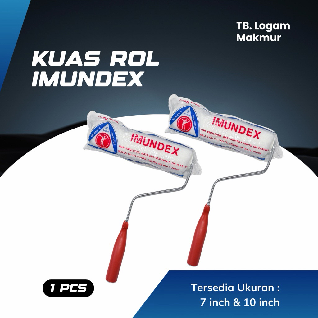 IMUNDEX Kuas Rol Cat Tembok Dinding Besar 7 10 inch Paint Roller Brush - 1 pcs