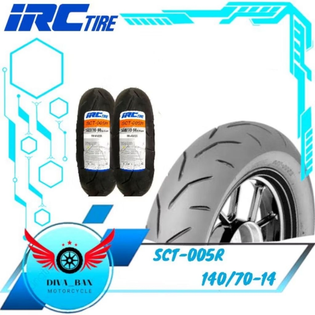 BAN TUBELESS IRC SCT-005R 140/70-14