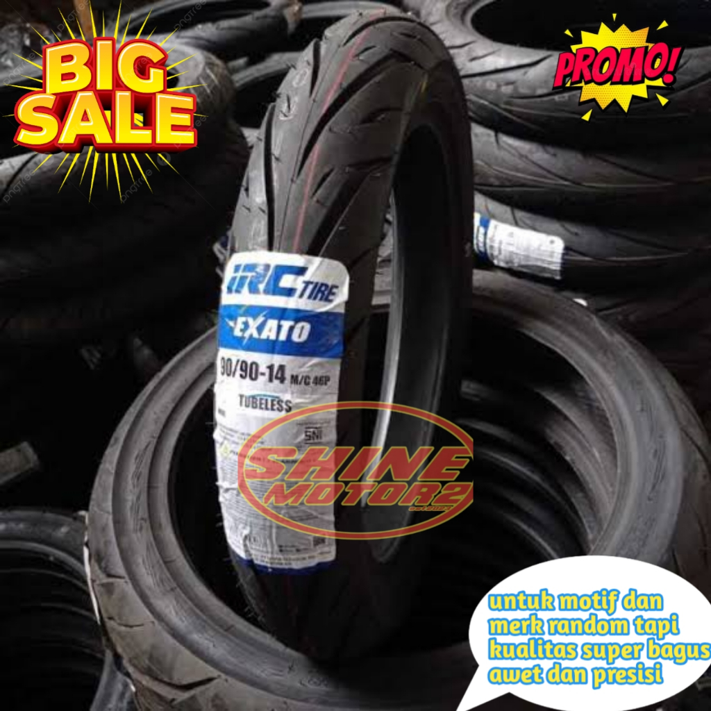 BAN MOTOR IRC EXATO NR88 RING 14 / Ban IRC Exato Ring 14