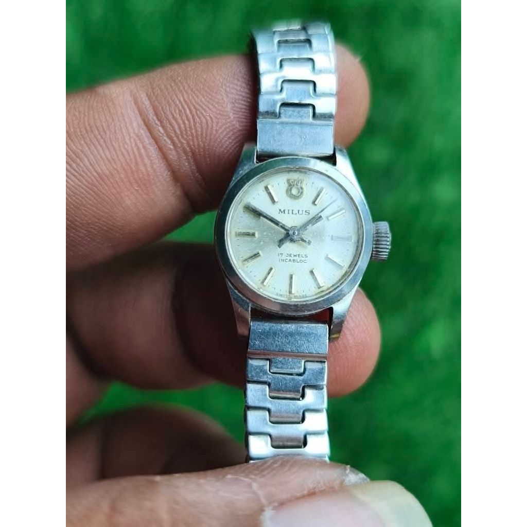 Jam tangan merk Milus Swiss made (original) for ladies