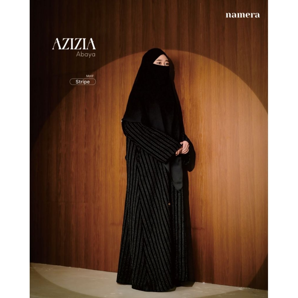 Gamis Umroh Azizia Abaya Hitam Cantik by Zayena