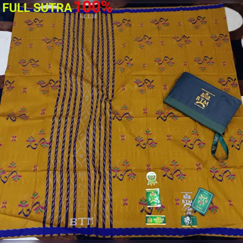 Sarung BTM TMC Motif BHS Full sutra Basah