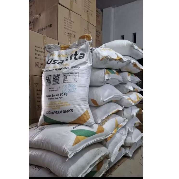 Gula pasir 50kg 1 karung