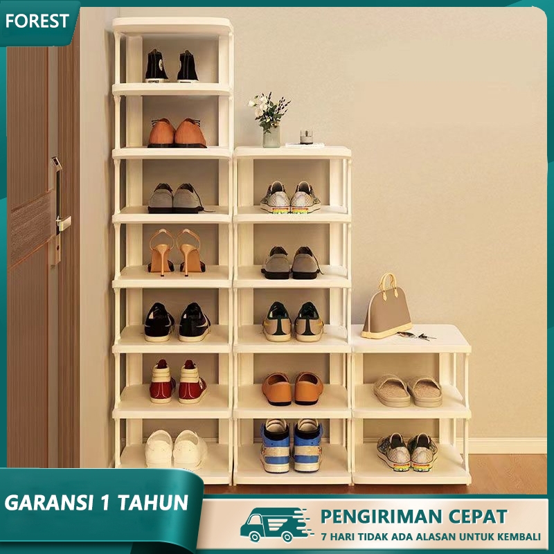 Rak sepatu rak sepatu  Rak Sepatu 8 Susun Plastik