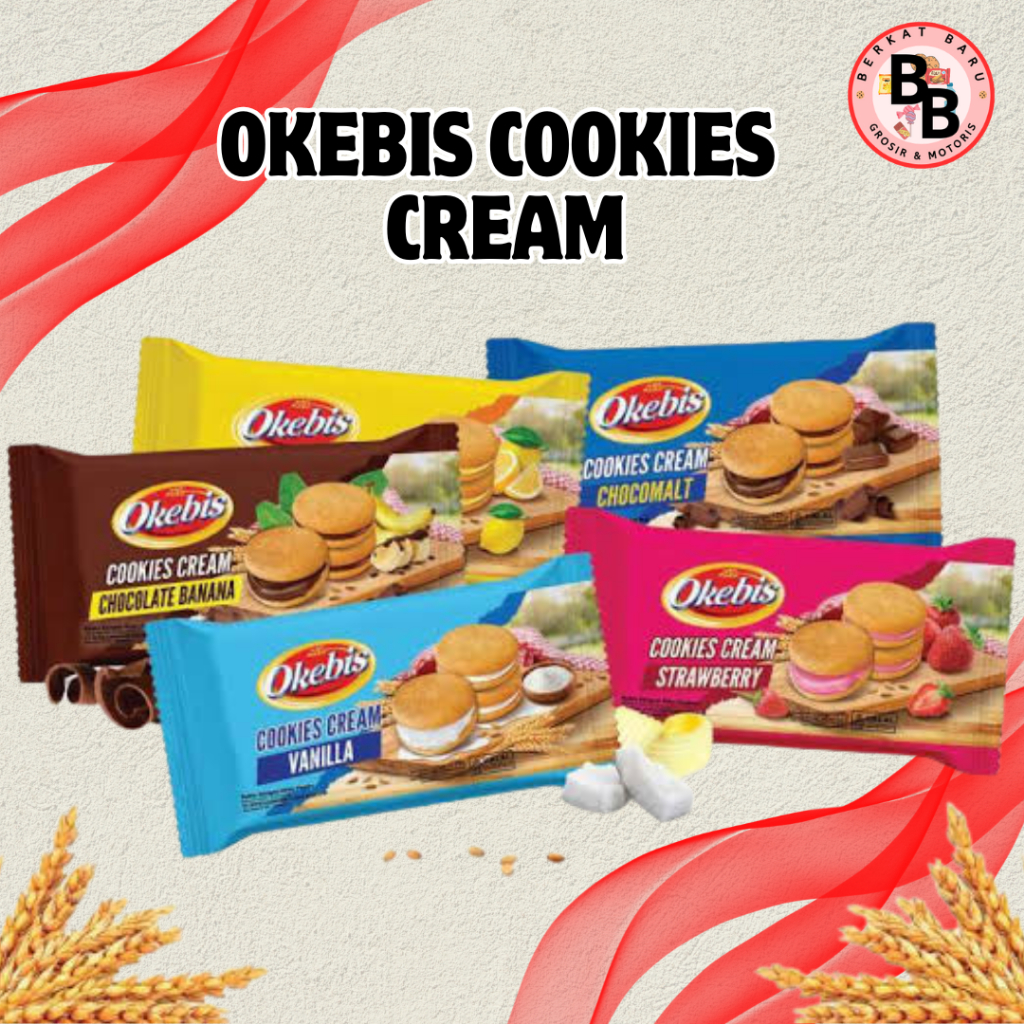 [BB SNACK] OKEBIS COOKIES CREAM 170gram