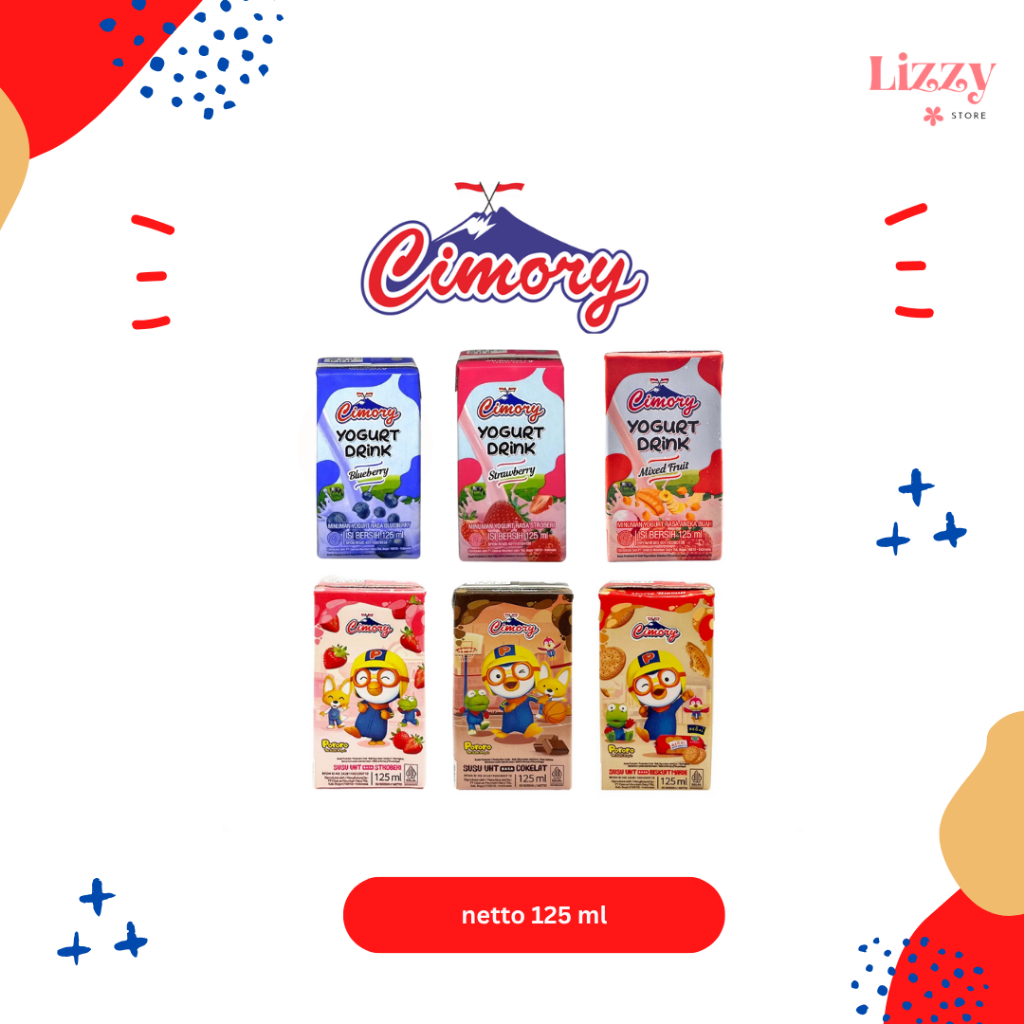Cimory UHT | Yogurt Drink Milk Susu Kotak 125ml