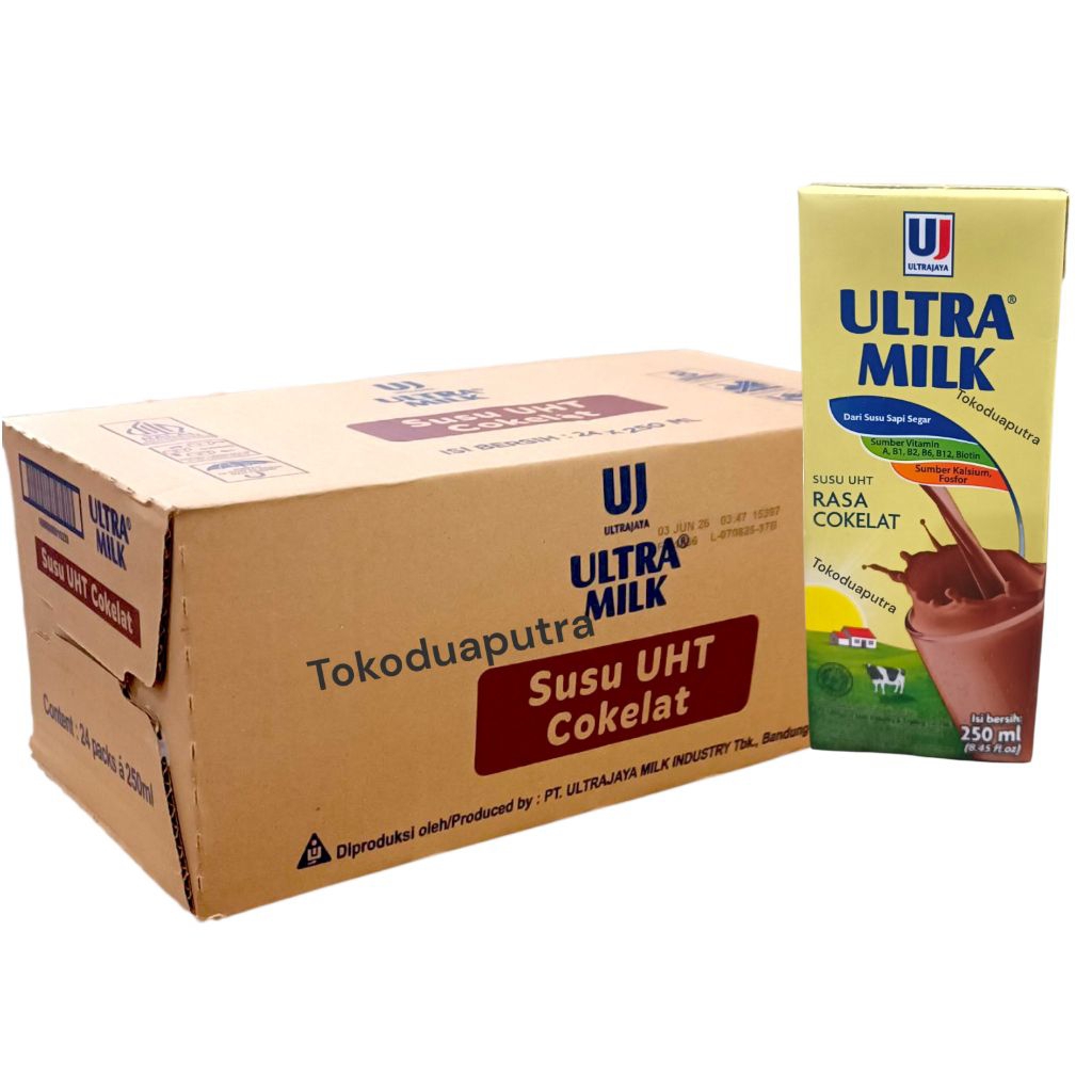 Susu Ultra UHT Milk Coklat 250 ML ( 1 dus  X 24 PSC)