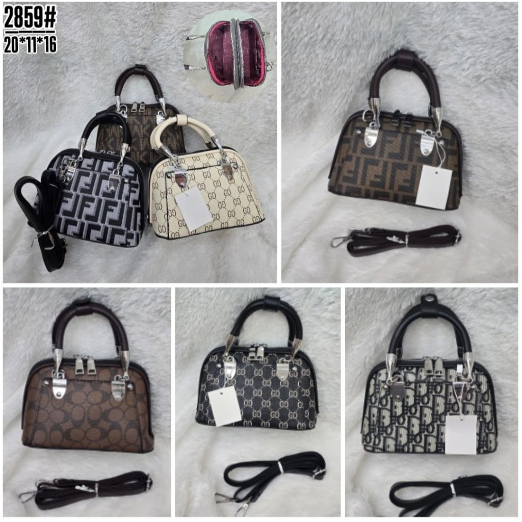 Tas Wanita - Tas Alma Mini Motif 2 Resleting 2859
