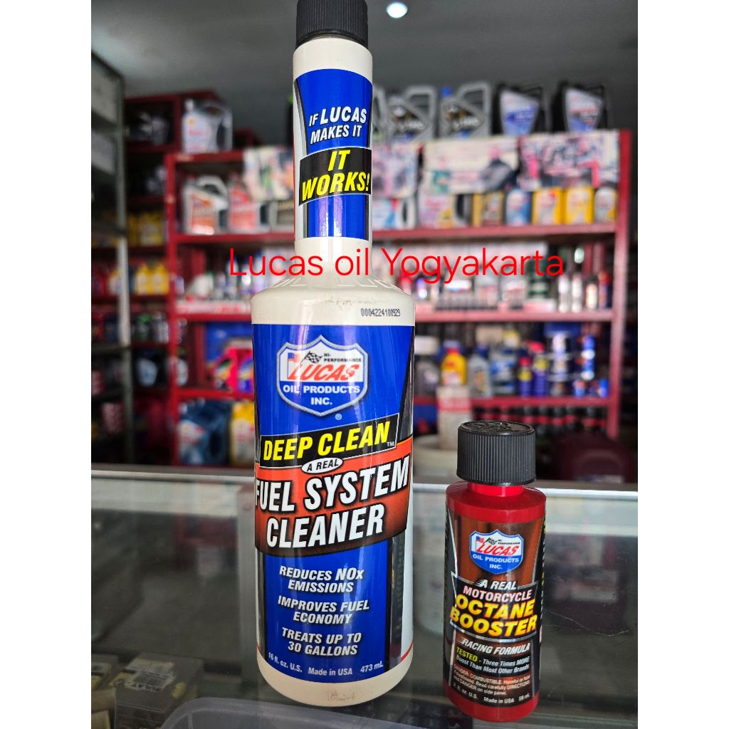 LUCAS DEEP CLEAN + LUCAS OCTANE BOOSTER