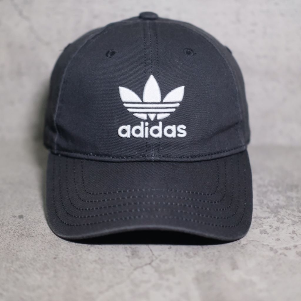 Topi sport casual ADIDAS ORIGINAL hitam