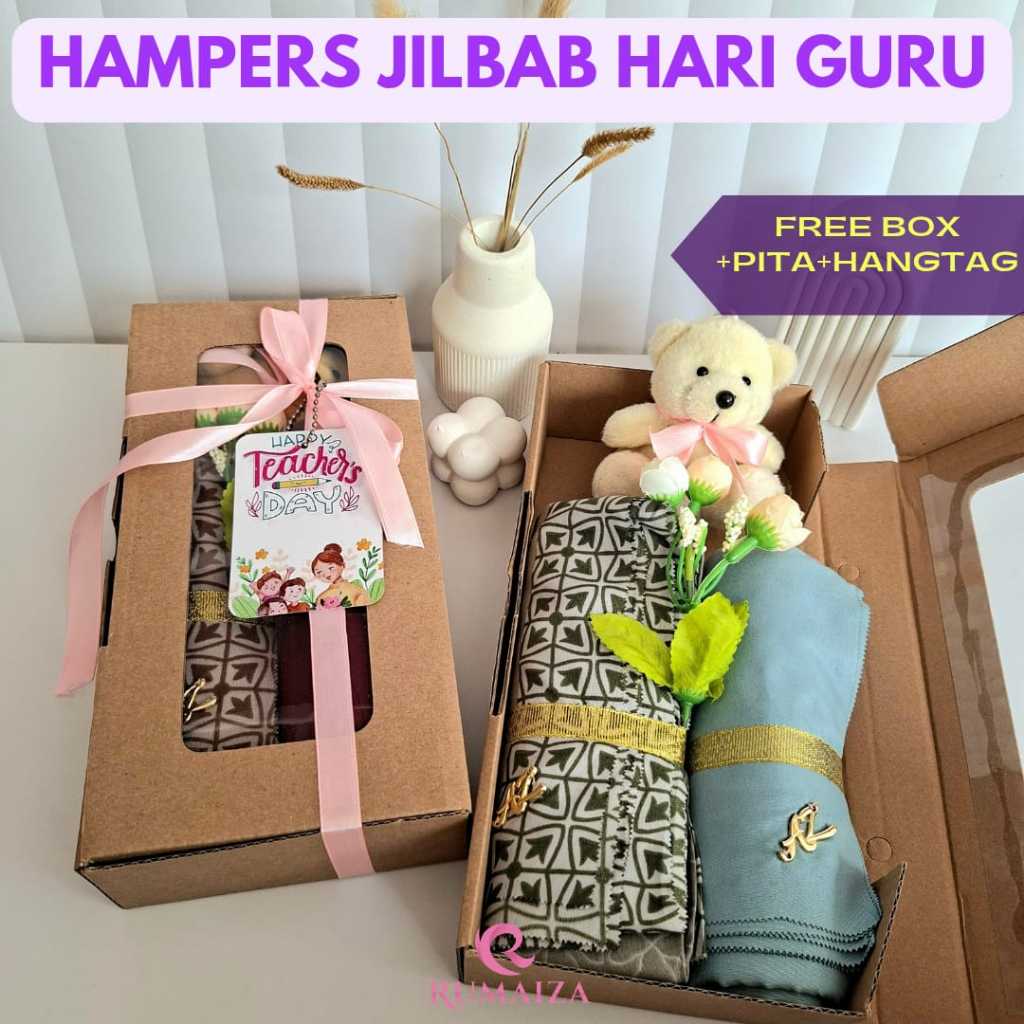 (rumaiza_id) Paket Kado Jilbab Hari Guru / Teachers Day Gift / Kado Hari Guru / Kado Teachers Day